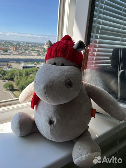 Игрушка бегемот, зайка