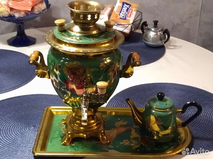 Самовар электрический расписной