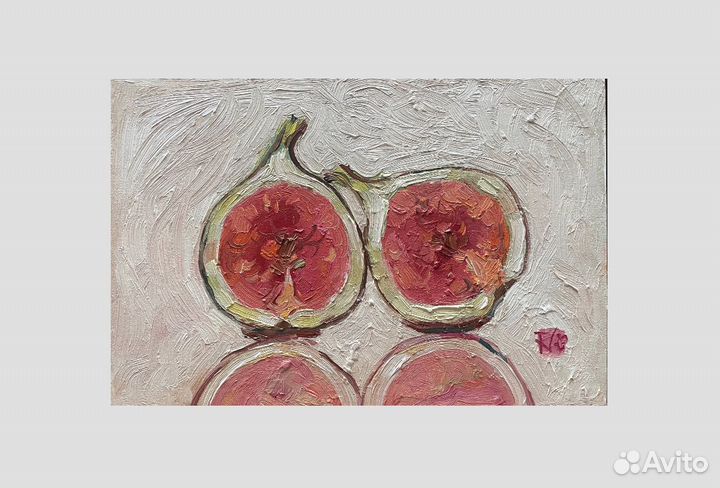 Картина маслом инжир