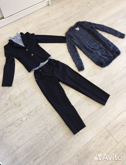 Школьная форма синяя 128