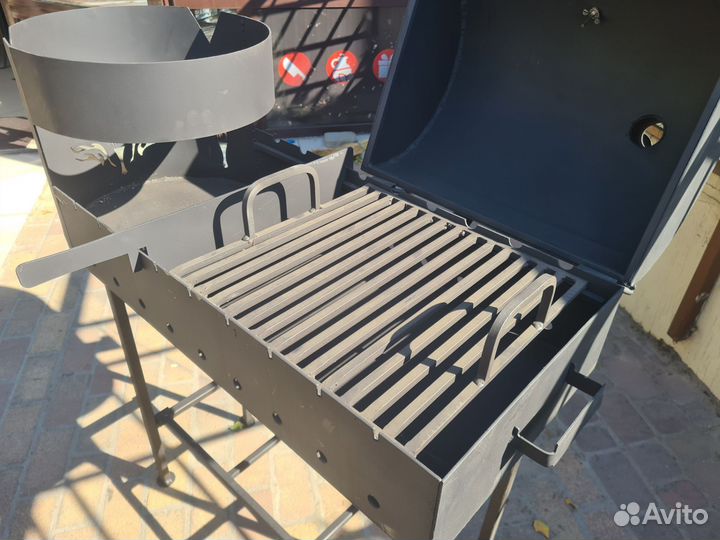 Мангал смокер печь под казан коптильня гриль