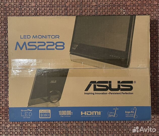 Монитор для компьютера 21.5 дюйма asus MS228H