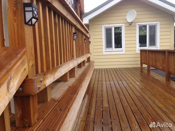 Заборная доска импрегнированная, брус