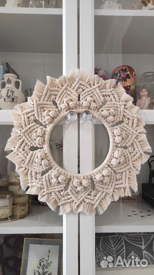Макраме венок