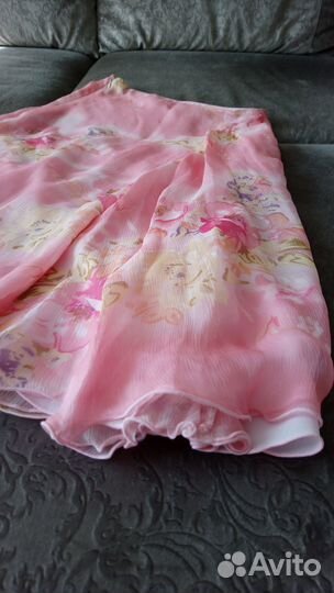 Юбка шёлковая Италия / юбка хлопок дизайнерская