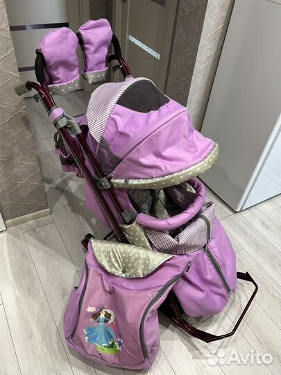 Коляска санки ника