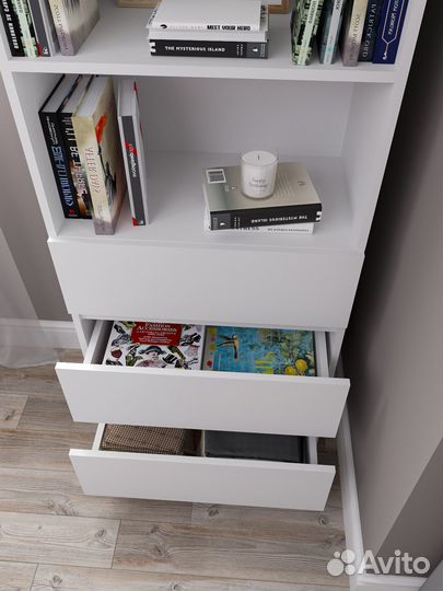 Стеллаж «Мори» мст 600.3 Белый