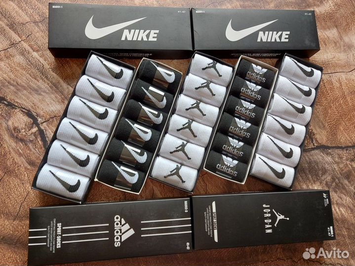 Носки Nike Reebok Lacoste Jordan