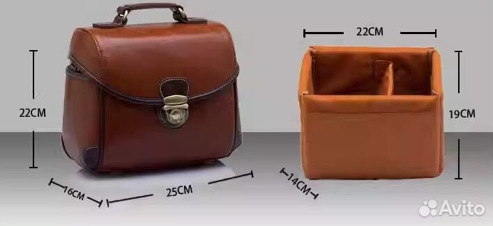 Сумка для фотоаппарата Fotokofr M (Цвет Карамель)