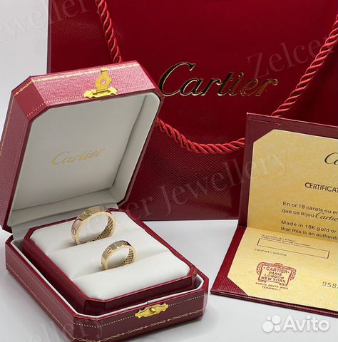 Cartier кольцо love золото картье лав широкое
