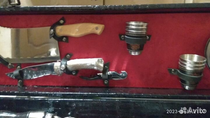 Шашлычный набор в подарочном кейсе №22