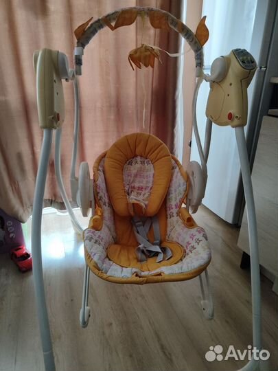 Детские электронные качели для новорожденных