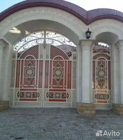 Кованные ворота,перила,навесы,козырьки