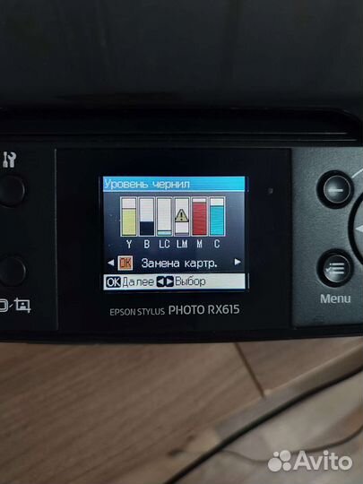 Струйный принтер Epson RX61+картриджи и фотобумага