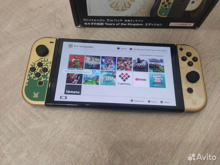 Новый прошитый Nintendo Switch Oled 128Gb