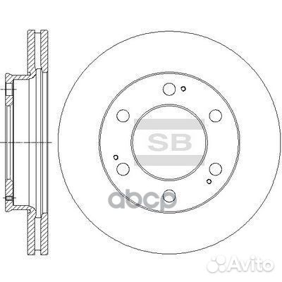 SD3040 диск тормозной передний SsangYong Rexto