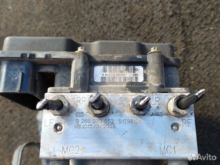 Блок абс fiat punto