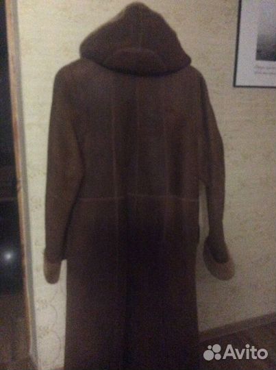 Женская дубленка б/у