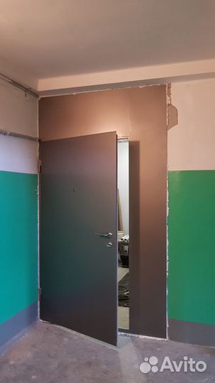 Метал.Двери-перег без обшивки