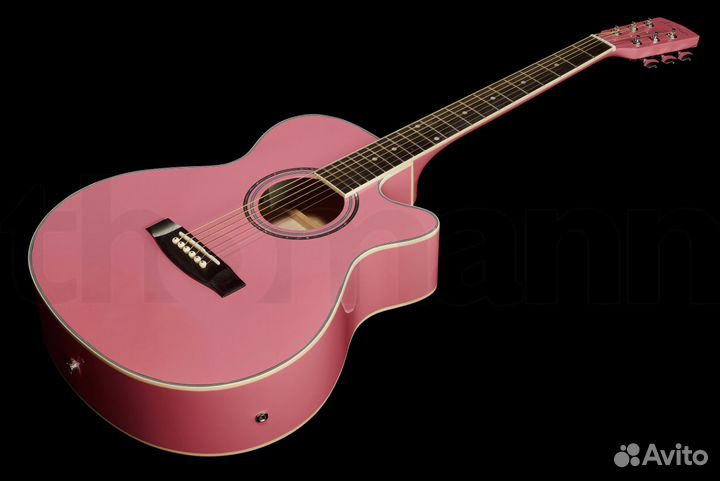 Акустическая гитара Harley Benton EAX-10 Pinky