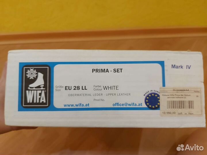 Фигурные коньки wifa prima SET Mark IV 28 LL
