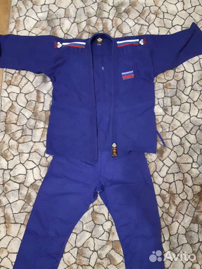 Кимоно для дзюдо 170 синее