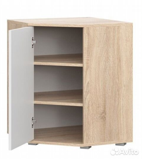 Комод угловой белый