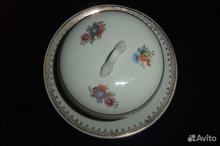 Масленка СССР Фарфоровый завод Пролетарий новая