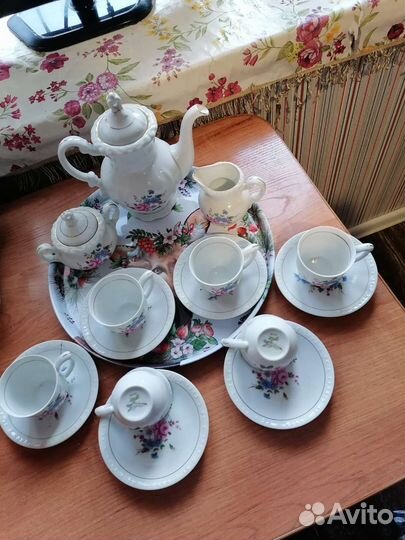 Кофейный сервиз СССР фарфор