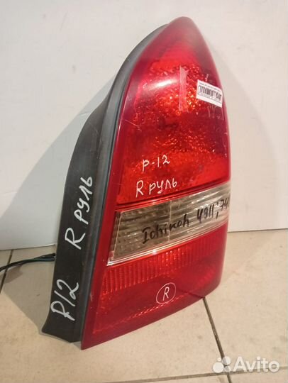 Фонарь nissan primera p12 правый руль