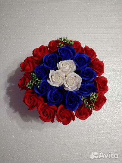 Букет из мыльных роз