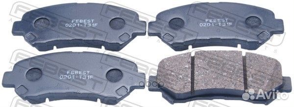 Колодки тормозные передние febest 0201-T31F 020