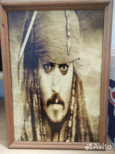 Портрет по фото на дереве