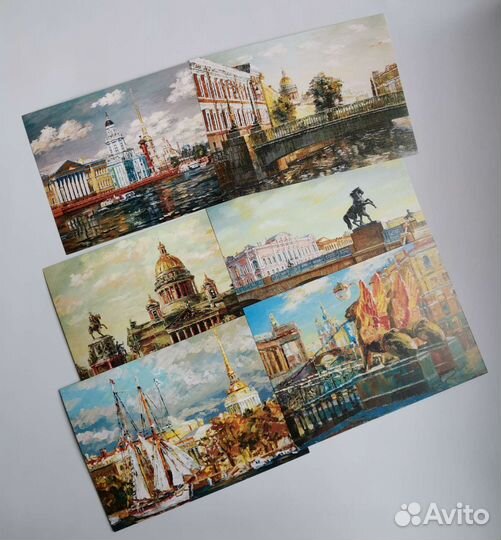 Открытка постер 13*18 Санкт-Петербург