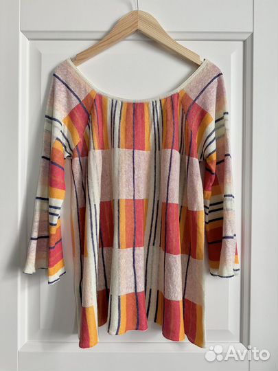 Льняной джемпер туника Stefanel