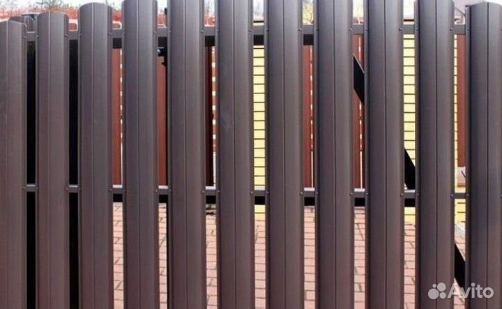 Горизонтальный штакетник