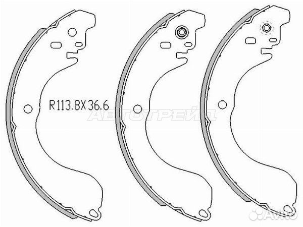 Колодки тормозные
