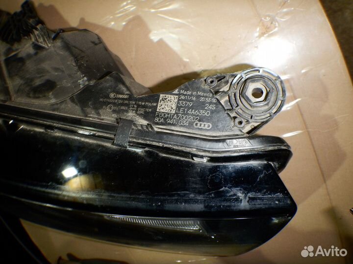 Фара правая Audi Q5 LED