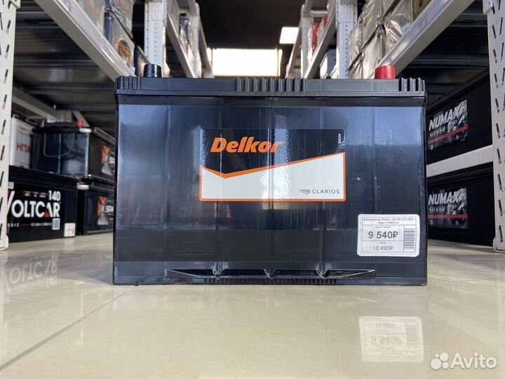 Аккумулятор delkor 100 ah 800 CCA