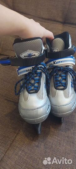 Коньки раздвижные 34 37 размер