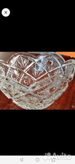 Хрустальная посуда СССР