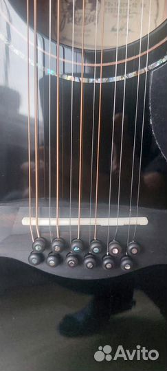 12 струнная электроакустическая гитара