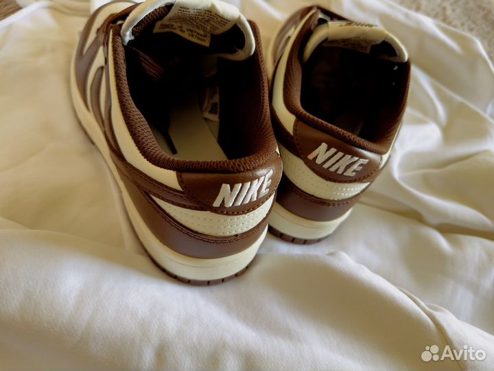 Nike Dunk low cacao wow кроссовки кожа