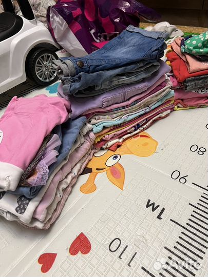 Пакет вещей на девочку 80-92