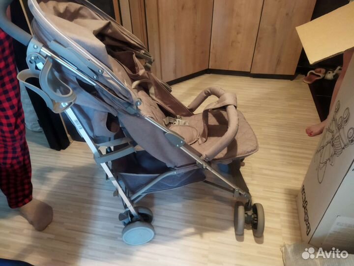 Коляска 2 в 1 эко кожа