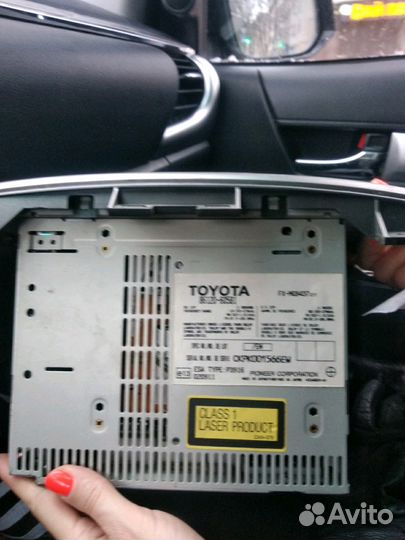 Автомагнитола оригинальная Тойота ленд крузер 100