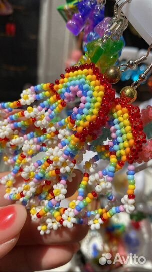 Серёжки из бисера