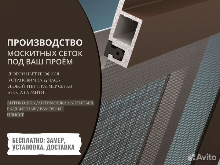 Москитные сетки распашные