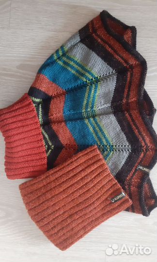 Женский шарф, снуд, и шапка бини