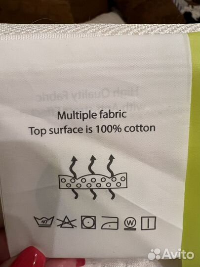 Матрас для люльки-кроватки mommy love 100х70 см